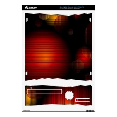 Dark Planets Xbox 360 S Console (2010)  Skin Decal For Xbox 360 S