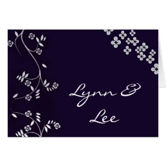 Dark Plum with Asian Influence card