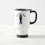 Dark Police Officer Girl Coffee Mugs