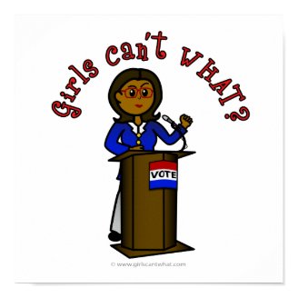 Dark Politician Girl Posters
