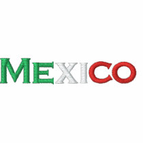 Dark polo shirt, Mexico, tri-color embroidery embroidered shirts by dantopa Dark polo shirt, Mexico, tri-color embroidery embroidered shirts