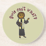 Dark Preacher Girl Drink Coasters