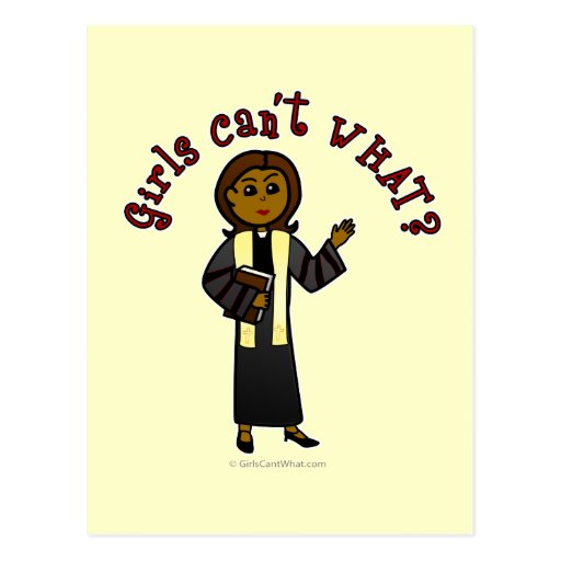 Dark Preacher Girl Postcards
