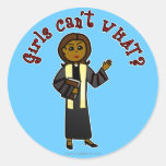 Dark Preacher Girl Stickers