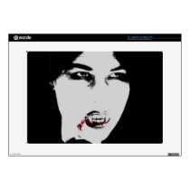 Dark Prince Gothic Vampire 15" Laptop Skin