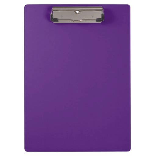 “Dark Purple” Clipboard Zazzle