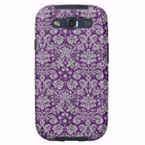 Dark Purple Damask casemate cases