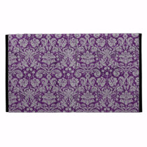 Dark Purple Damask caseable cases