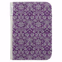 Dark Purple Damask caseable cases