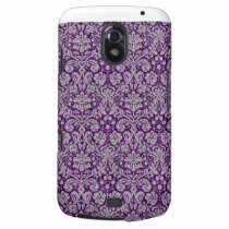 Dark Purple Damask casemate cases