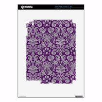 Dark Purple Damask skins