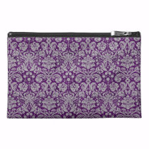 Dark Purple Damask bagettes bags