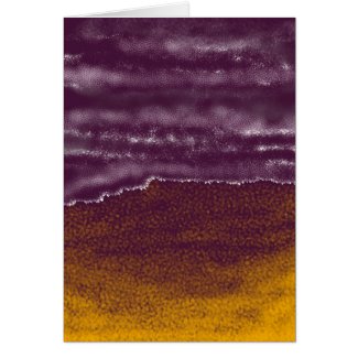 Dark purple sand with gold card