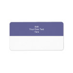 Dark purple with white area and text. labels
