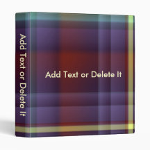 Dark Quilt binder