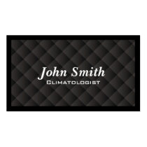 Dark Quilt Climatologist Business Card