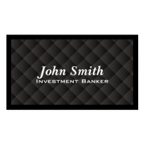 Dark Quilt Investment Banker Business Card
