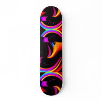 Dark Rainbow Road Skateboard