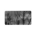 Dark Raven Address Label