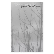 Dark Raven; Customizable Personalized Stationery