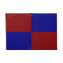 Dark Red and Blue Rectangles powis icase