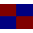 Dark Red and Blue Rectangles