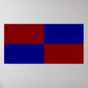 Dark Red and Blue Rectangles