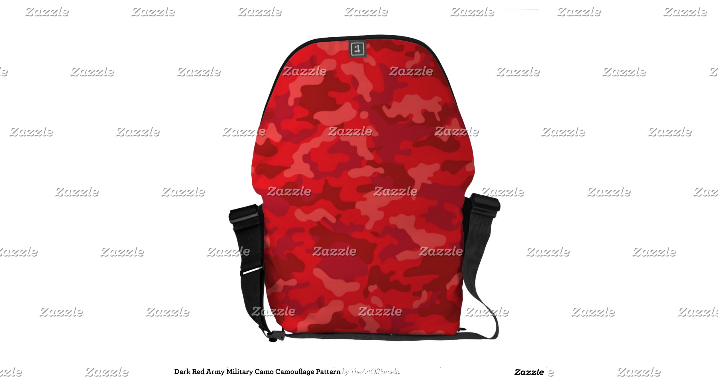 dark_red_army_military_camo_camouflage_pattern_messenger_bag ...