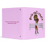 View more Dark Red Boxing Girl Binders personalized gift ideas for girls Dark Red Boxing Girl Binders
