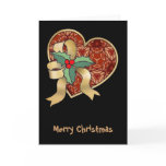 Dark Red & Cream spider web pattern cards