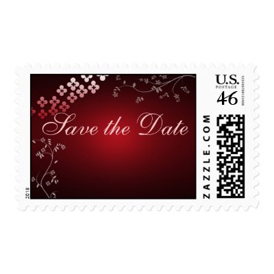 Dark red custom postage by aslentz