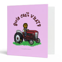 Dark Red Farmer Girl Binders