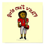 Dark Red Football Print