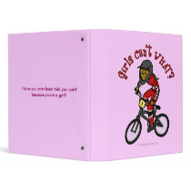 Dark Red Girls BMX binders
