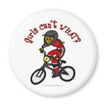View more Dark Red Girls BMX Magnets personalized gift ideas for girls Dark Red Girls BMX Magnets