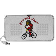 Dark Red Girls BMX Mp3 Speakers
