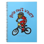 Dark Red Girls BMX Note Book