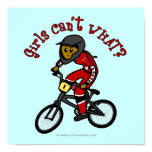 Dark Red Girls BMX Poster