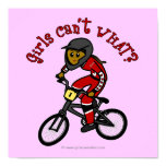 Dark Red Girls BMX Posters