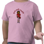 Dark Red Girls Football Shirt