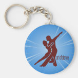 Dark Red Logo Key Chain