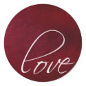 Dark red love stickers sticker