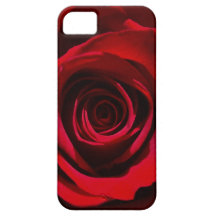Dark Red Rose iPhone case iPhone 5 Cases