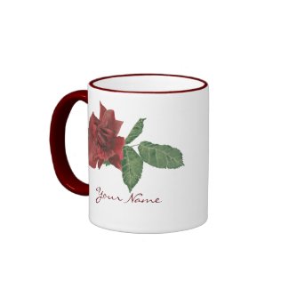 Dark Red Rose Mug mug
