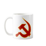 Dark Red & Yellow Neo-Hammer & Sickle Mug