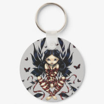 "Dark Ribbon Fairy" Keychain