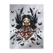 "Dark Ribbon Fairy" Postcard