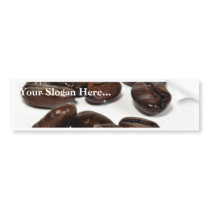 Dark Roasted Coffee Beans bumper stickers by lifesphere Dark Roasted Coffee Beans bumper stickers