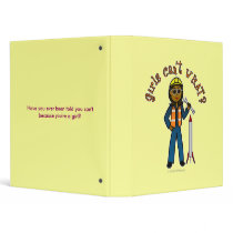 Dark Rocket Scientist Girl binders