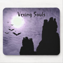 Dark_Ruins_Bats, Vexing Souls mousepads by steveburris Dark_Ruins_Bats, Vexing Souls mousepads